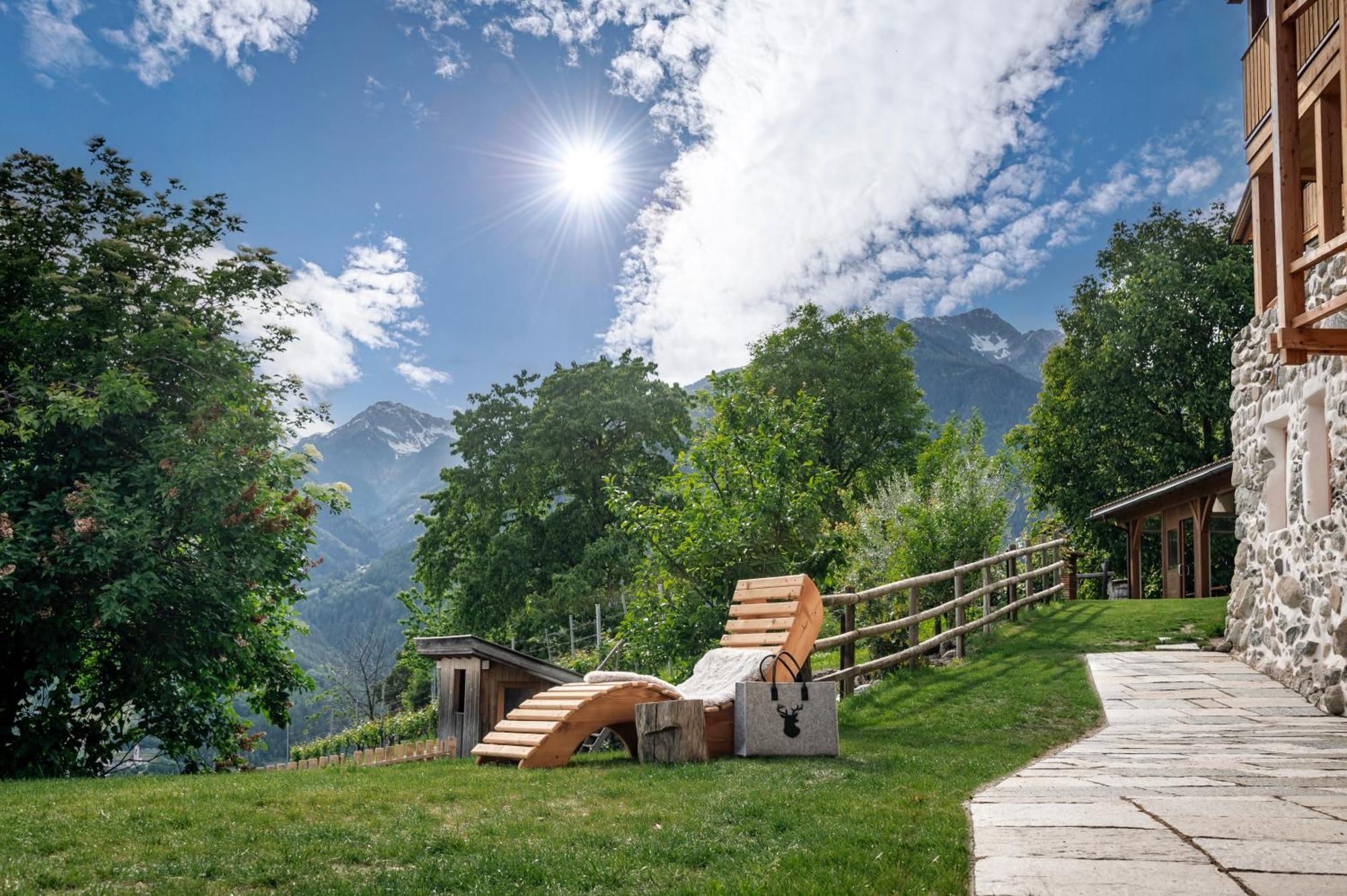 Trinnerhof- Hof Chalets Und Obsthof Mit Zimmer Natz-Schabs Ngoại thất bức ảnh